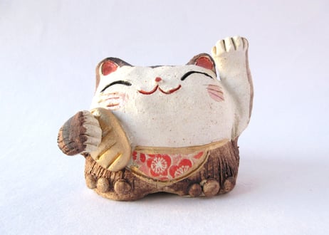 豊大窯　招き猫＊大吉猫B