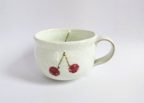 巌陶房 さくらんぼマグカップA