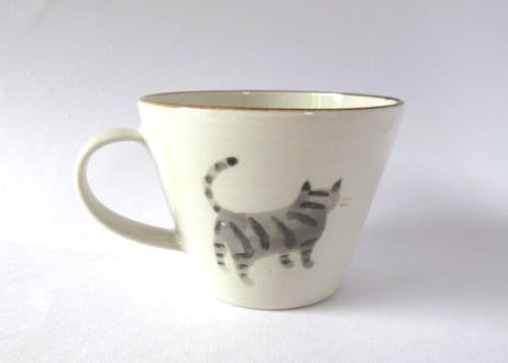 ヒロロ工房　ちいさなマグカップ チャトラ猫とサバトラ猫