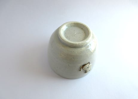 桃窯＊レリーフネコのコロン湯呑B