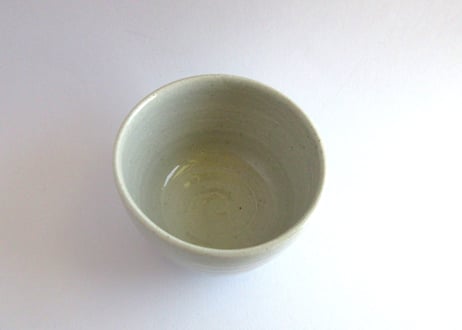桃窯＊レリーフネコのコロン湯呑B