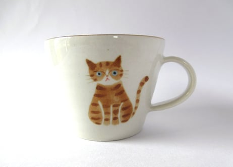 ヒロロ工房　ちいさなマグカップ チャトラ猫とサバトラ猫