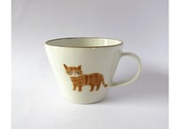 ヒロロ工房　ちいさなマグカップ チャトラ猫とサバトラ猫