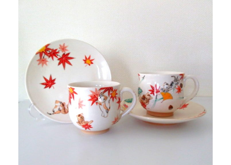 京焼　陶あん窯　コーヒーカップ　プレート 陶あん×小川珈琲 京焼・清水焼コーヒーカップ | 【公式】小川