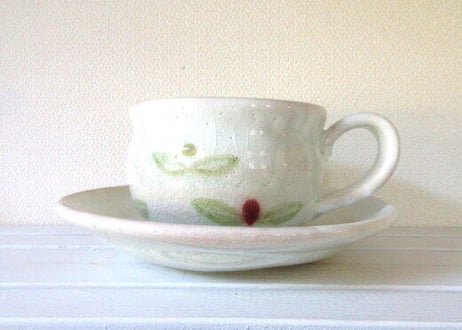 巌陶房 赤い実のコーヒーカップＡ