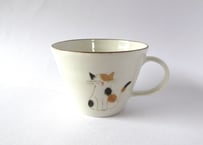 ヒロロ工房　ちいさなマグカップ ミケ猫とハチワレ猫