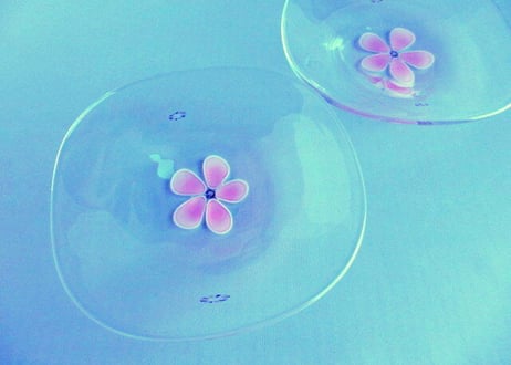 Glass Studio BiBi＊ガラスの花びら皿
