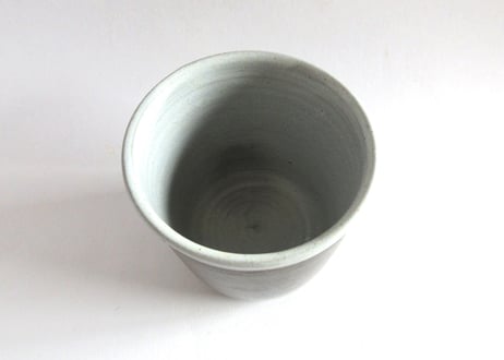 つぐみ製陶所　猫のフリーカップJ＊ハチワレネコ