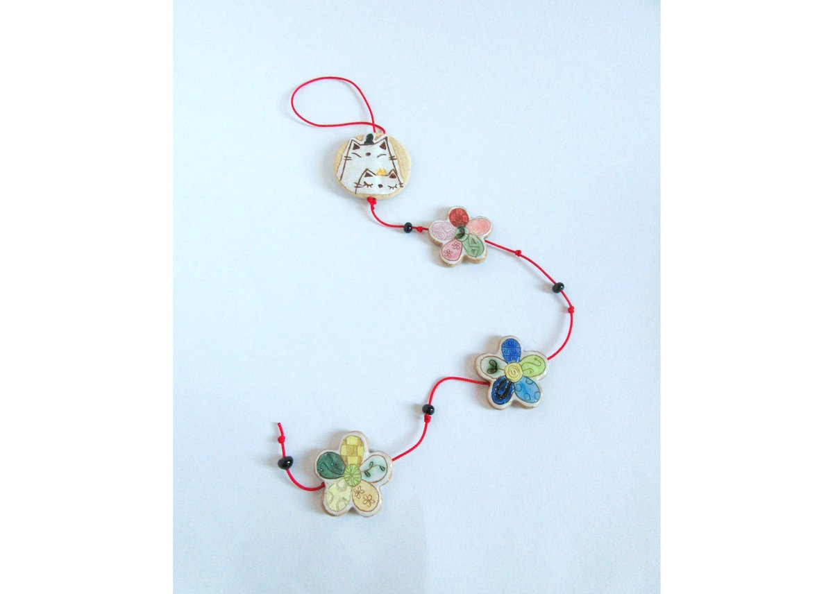 安藤喜代子 ねこのつるし雛 | コーヒー豆と雑貨の店 豆ねこ