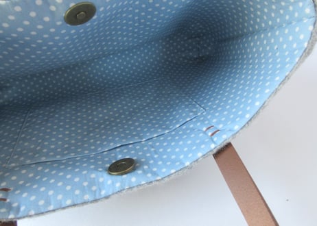 haruru＊woolfelt　猫のトートバッグ＊グレー