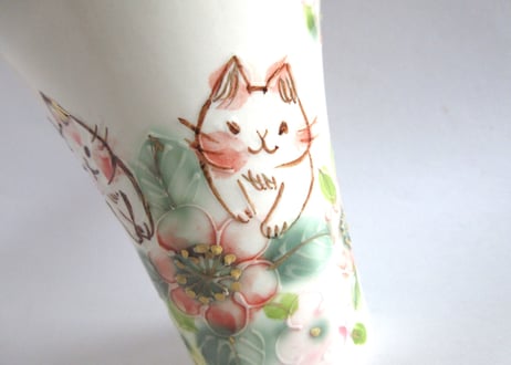 内藤加奈子　ねこのフリーカップ
