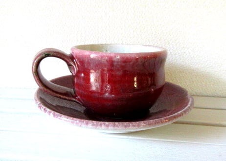 【SALE 2200円→1800円！】巌陶房 赤の小さなデミタスカップA