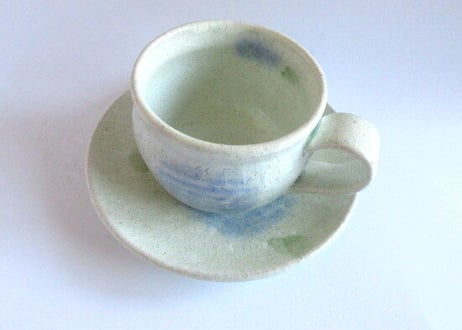 巌陶房 紫陽花のコーヒーカップE