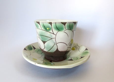 中川守雄　白椿のコーヒーカップA