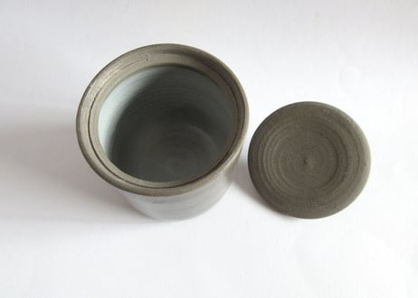 つぐみ製陶所 猫のフタ物C＊シャムネコ