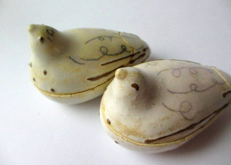 矢島幸代　小鳥のフタ物A