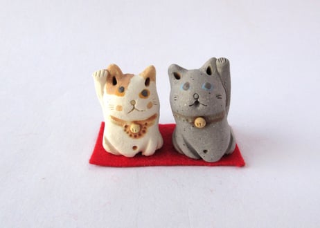 ＊ちいさな招き猫＊ペアG