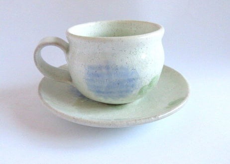 巌陶房 紫陽花のコーヒーカップE