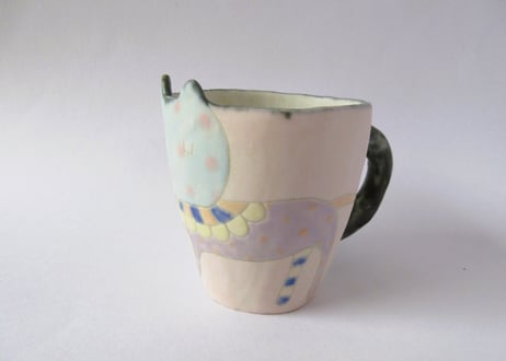 工房113 阪井ひとみ おさんぽネコのマグカップA
