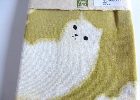 草木屋　猫のてぬぐい＊月の満ち欠け　3色