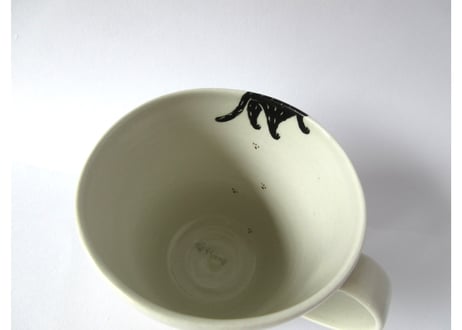 ヒロロ工房　マグカップ＊三毛猫と黒猫