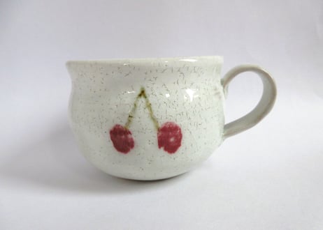 巌陶房 さくらんぼマグカップC
