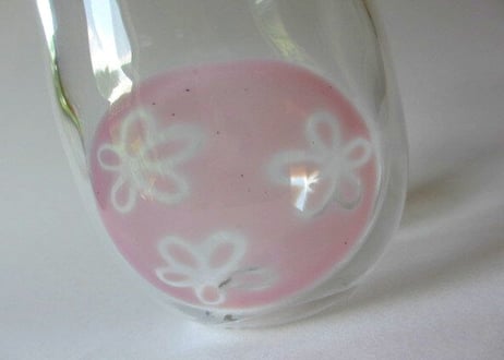 HANAグラス ピンク*GLASS STUDIO BiBi