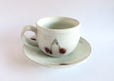 巌陶房 さくらんぼコーヒーカップA