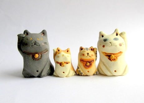 ＊ちいさな招き猫＊ペアG