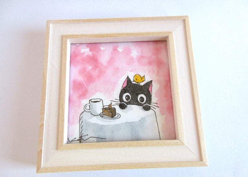 かつきかずお×黒猫ノア 0920＊tea time2 | コーヒー豆と雑貨の店 豆ねこ