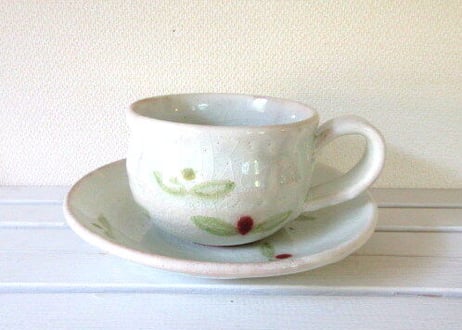 巌陶房 赤い実のコーヒーカップＡ