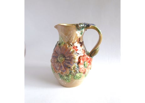 花瓶 作家 内藤加奈子 壺 可愛い 美品 イヌ ウサギ 陶器 Kanako Naito