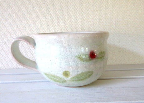 巌陶房 赤い実のコーヒーカップＡ