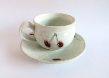 巌陶房 さくらんぼコーヒーカップB