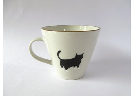 ヒロロ工房　マグカップ＊ハチワレ猫2