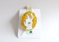 atelierHASU 原画ブローチ・うさぎ