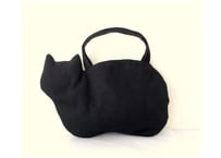 帆布のネコバッグ＊黒猫