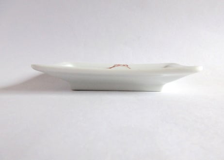 九谷焼 東早苗 長角小皿【満腹】E