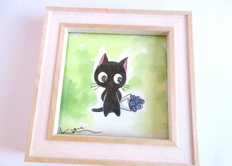 かつきかずお×黒猫ノア 0924＊渡せるかな・・ 2 | コーヒー豆と雑貨の