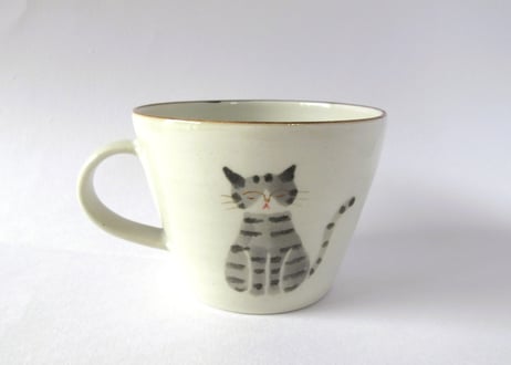 ヒロロ工房　ちいさなマグカップ チャトラ猫とサバトラ猫