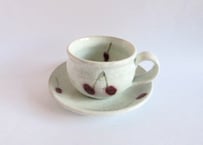 巌陶房 さくらんぼコーヒーカップB