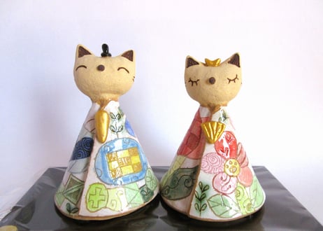 安藤喜代子 彩 ねこ雛