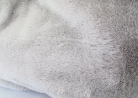 ふわふわファーのネコバッグ＊ロシアンブルー