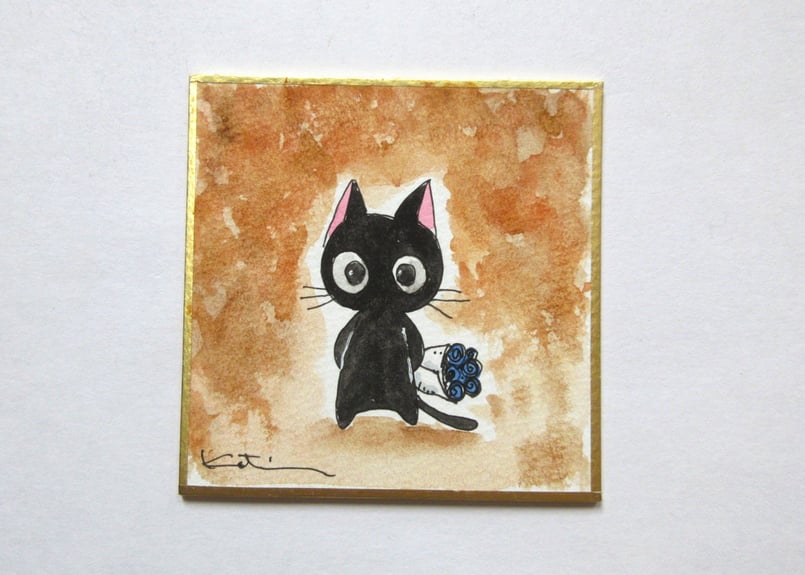 かつきかずお×黒猫ノア 0926＊渡せるかな・・3 | コーヒー豆と雑貨の店