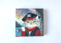 なつめみちこ 原画　海の猫【パイレーツ猫】