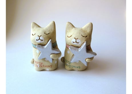 kuu　クリスマス猫＊ぎんいろの星A・B