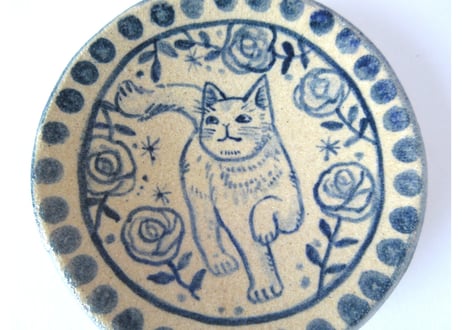 横山裕子　丸平小皿