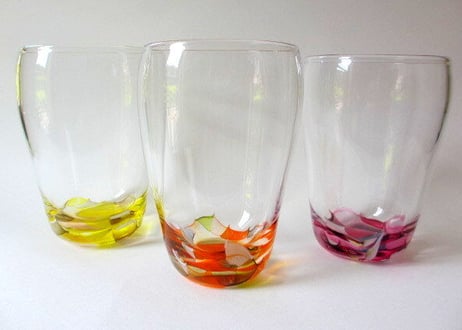 Glass Studio BiBi モザイクグラス＊ピンク