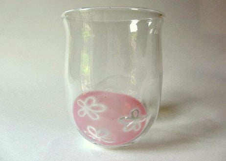 HANAグラス ピンク*GLASS STUDIO BiBi