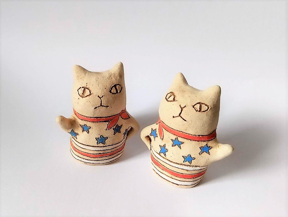 kuu 陶器　作家　猫　6種セット fit=scale-down,w=1200